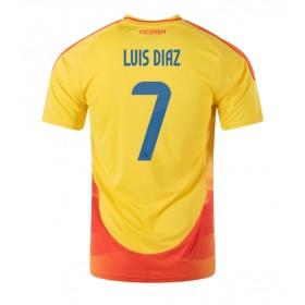 Colombia Luis Diaz #7 Hjemme skjorte Copa America 2024 Kortermet